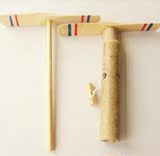 新款改进型 竹制竹蜻蜓 手搓拉线二合一 80后怀旧 儿童玩具批发