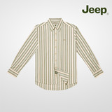 JEEP/吉普 官方旗舰店 专柜正品 男装纯棉 长袖衬衫 JW10WH007