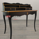 美式乡村实木书桌仿古 欧式复古书桌写字台 法式新古典书桌梳妆台
