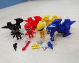 超人 日版恐龙战队power ranger超能战士 恐龙塑料儿童玩具4色