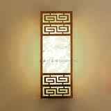 新中式仿云石壁灯走廊过道壁灯酒店会所装饰壁灯设计师定制壁灯