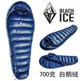 现货! 最新款 BLACK ICE 黑冰G700 超轻95%白鹅绒 羽绒睡袋