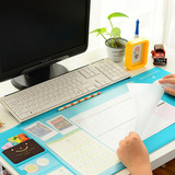 爱彩色韩国超大号锁边电脑办公桌垫防水加厚多功能键盘鼠标垫包邮