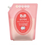 韩国原装保宁B＆B婴儿防菌抗菌衣物纤维洗涤剂洗衣液1300ml香草型