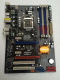 1156主板 华擎P55DE3 P55主板1156主板DDR3 双PCI-E 支持I7 I5