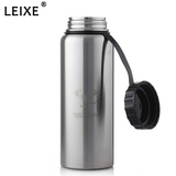 Leixe/雷蝎 1000ML大容量水壶 户外运动单层水杯 304不锈钢广口