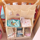 婴儿床头挂袋尿布袋收纳袋儿童床上储物袋宝宝挂包衣物整理架子