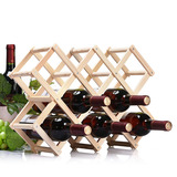 创意实木红酒架摆件装饰品酒瓶架简约现代洋酒架客厅家用葡萄酒架