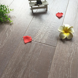 多层实木复合地板 橡木15mm厚地暖环保拉丝刀砍纹烟熏木蜡油地板