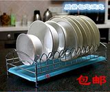 特价厨房置物架收纳1层碗碟沥水架304不锈钢单层碗筷餐具凉干架
