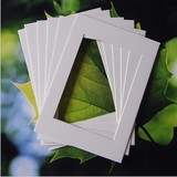 长方形白色卡纸 适用于 A3尺寸/16寸/20寸/24寸/8开/4开尺寸相框