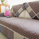 英伦耐脏沙发垫布艺坐垫 全棉拼布沙发套巾组合防滑飘窗垫子特价