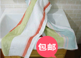 专柜正品欧林雅竹纤维洁面美容毛巾彩条面巾XM016734x76cm