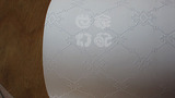 灯罩材料纯白简约雕刻菱形PVC羊皮纸装修幕墙展示柜软膜吊顶 花格