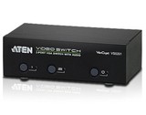 ATEN VS0201  VGA2进1出视频切换器支持串口及遥控器