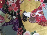 日本产进口烫金印花纯棉布料高密度微弹不脱色100%棉独特服装面料
