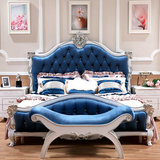 欧式床实木床1.8米双人床雕花法式田园1.5公主床新款美式婚床现货