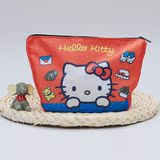Kitty猫卡通可爱化妆包便携防水洗漱包收纳包中包手机包零钱包