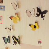 装饰用蝴蝶树叶贴纸 室内墙壁美化生活装扮彩色枫叶墙贴 创意环境