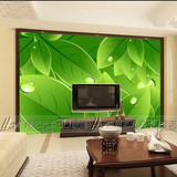 精品 艺术雕花玻璃装饰卧室背景 客厅隔断墙 屏风 3D彩雕钢化绿叶