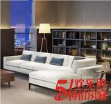 布艺简约北欧时尚现代羽绒组合欧式客厅小户型多功能转角沙发正品
