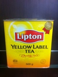 斯里兰卡进口立顿黄牌精选红茶500克小黄罐 锡兰红茶叶 港式奶茶