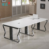 上海办公家具会议桌简约现代长条桌洽谈培训办公桌椅 1.8米*0.9米