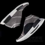 Adidas CitySock中帮Chukk NMD Mid City Sock夜光条纹跑鞋S79150