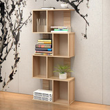 创意个性客厅置物架学生书架落地展示陈列架儿童书柜简易组合家具