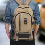 2016新款双肩包韩版复古帆布双肩背包电脑包旅行包男女中学生背包