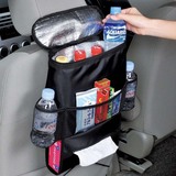 车用椅背袋 保温汽车座椅收纳袋多功能置物储物袋杂物挂袋纸巾盒