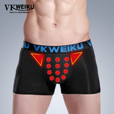 VKWEIKU英国卫裤第八代正品磁疗保健男士性感内裤大码平角莫代尔