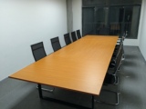 北京上海办公家具会议桌简约现代组合员工培训桌钢架板式会议桌