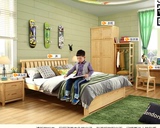 新款芬兰松木全实木床儿童床成人床1.2米1.5米单人双人床特价