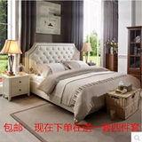 布艺床可拆洗现代布床小户型双人床1.8米1.5北欧床软床婚床特价