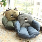 包邮外贸原单日本猫咪坐垫办公室椅垫榻榻米坐垫飘窗软垫靠背垫