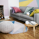 个性潮流创意彩色客厅卧室沙发地毯加厚异形不规则茶几创意床边垫