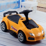 兰博基尼儿童电动车四轮童车宝宝可坐遥控摇摆汽车滑行小孩玩具车