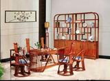 特价刺猬紫檀琵琶茶台中式功夫茶几客厅实木家具红木茶桌椅组合