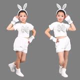 新款六一儿童小白兔表演服/小兔子动物演出服/幼儿园舞蹈服装