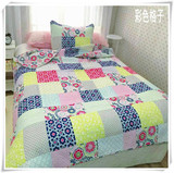 韩式特价 纯棉印花绗缝空调被夏凉被二件套 床上用品床盖 床单