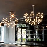 树枝形吊灯 客厅餐厅卧室 北欧简约艺术创意 led后现代叶子萤火虫