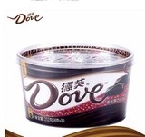 德芙Dove 香浓黑巧克力 252g克（355） 碗装  默认放冰袋