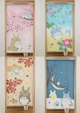日本代购 日本制 日式门帘暖帘屏风隔断装饰布 和风 龙猫四季系列