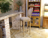 美式复古橡胶实木龙门椅子 欧式咖啡厅雕花酒店做旧仿古餐椅书椅