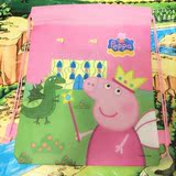 粉红猪小妹乔治佩佩猪毛绒玩具儿童双肩背包卡通小学生书包男女