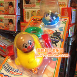 日本代购 面包超人和好友 儿童洗澡发条戏水小玩具  发条小船