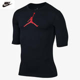 Nike耐克男2016新款Jordan PRO运动训练紧身衣短袖819940-010