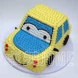 创意生日蛋糕模型 仿真蛋糕汽车塑胶奶油生日蛋糕样品假蛋糕模具