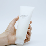 日本MUJI无印良品新版舒缓洁面乳保湿洗面奶120g 温和清洁不刺激